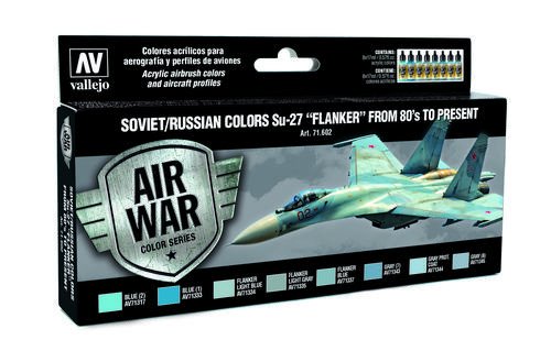Soviet / Russian colors Su-27 "Flanker" from 80s to present (8)