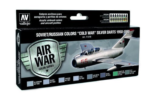 Soviet / Russian colors "Cold War" Silver (8)