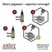 Metallic Colours Paint Set