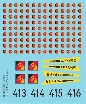 East German Decals (x4)