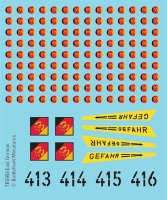 East German Decals (x4)
