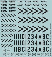 British Decal Set (WWIII x4 Decal Sheets)