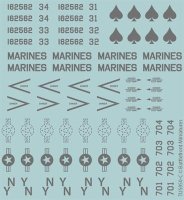 American Decal Set (WWIII x4 Sheets)