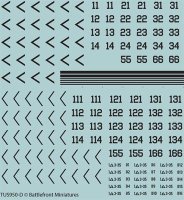 American Decal Set (WWIII x4 Sheets)