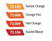 Orange Color Set
