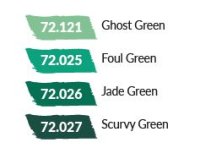 Cold Green Color Set