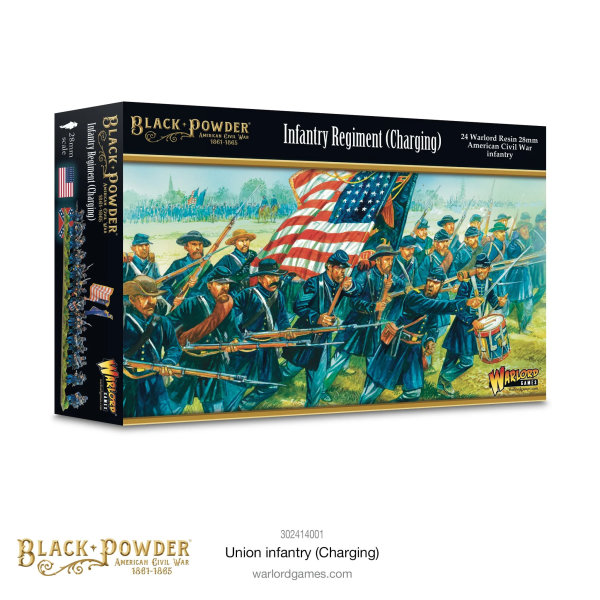 ACW Infantry Regiment charging