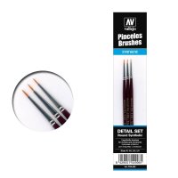 Brush Set Detail Toray  (4/0, 3/0, 2/0)