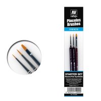 Brush Set Starter Toray  (3/0 , 1, Flat Dry 4)