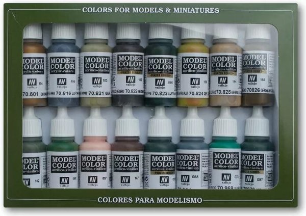 Set 14: WWII German Camouflage (16 Farben)