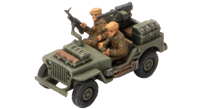 Jeep Recce Troop/SAS Section (4x Plastic)