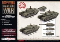 Churchill Armoured Troop (Plastic)