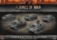 Panzer III Platoon (Mid War x5 Tanks Plastic)