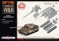 Tiger II (8.8cm) Tank Platoon (3x Plastic)