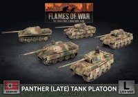 Panther (Late) Tank Platoon (5x Plastic)