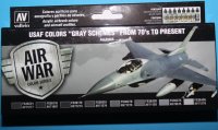 USAF Colors"Gray Schemes" from 70s to p. (8)